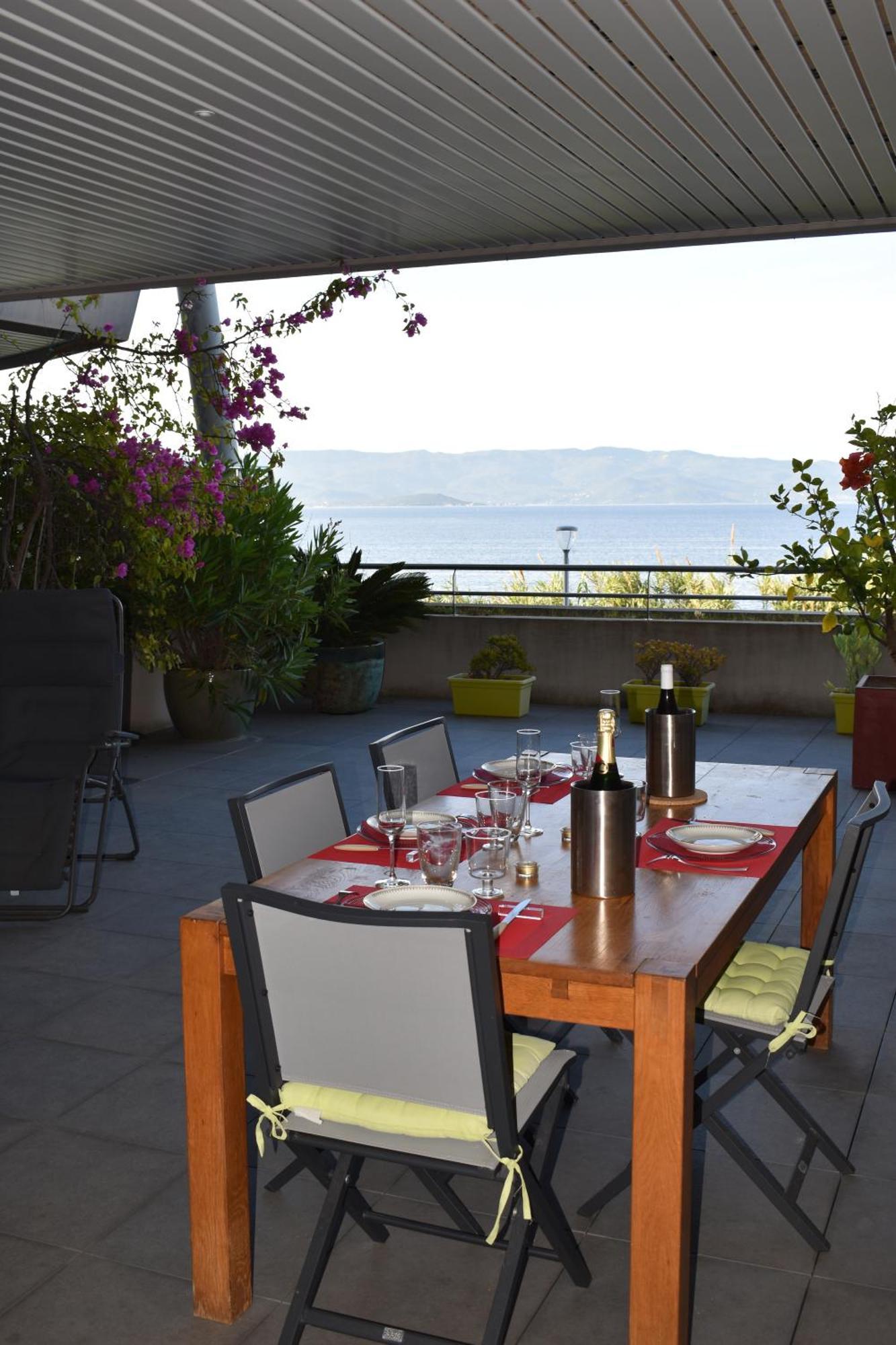 Ajaccio Splendide Vue Mer Exterior foto